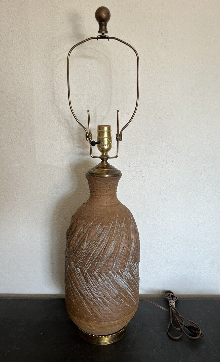 1970s Marcello Fantoni Table Lamp - Italian Art Pottery, 30\