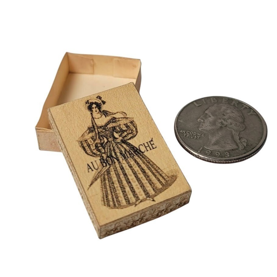 Susan Harmon Heirlooms by Susie French Miniature Box Au Bon Marche\' M28