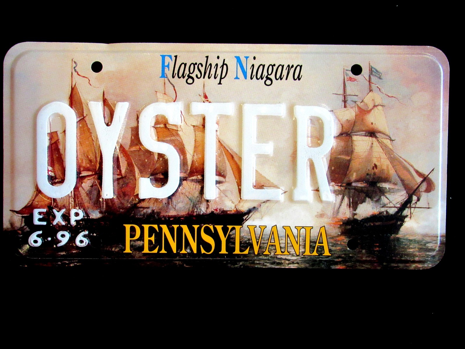 🇺🇸 - PENNSYLVANIA - 1996 Flagship Niagara specialty license plate