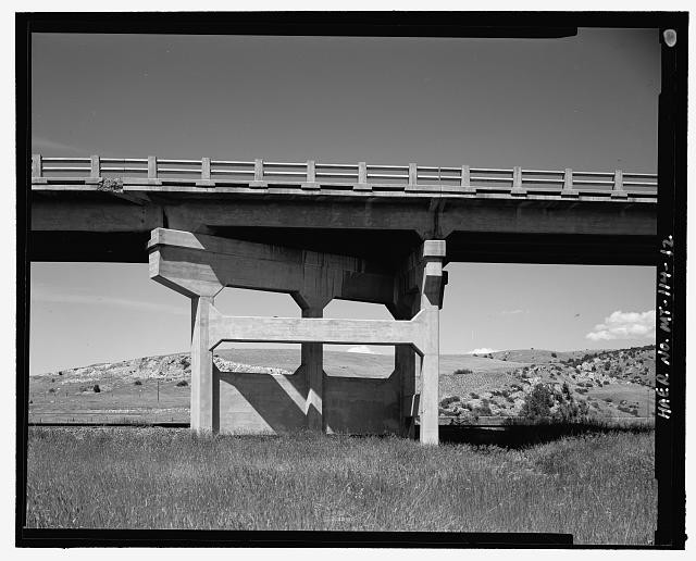 Photo:Logan Montana 2003 Montana Rail Link Overpass Bridge Gallatin County