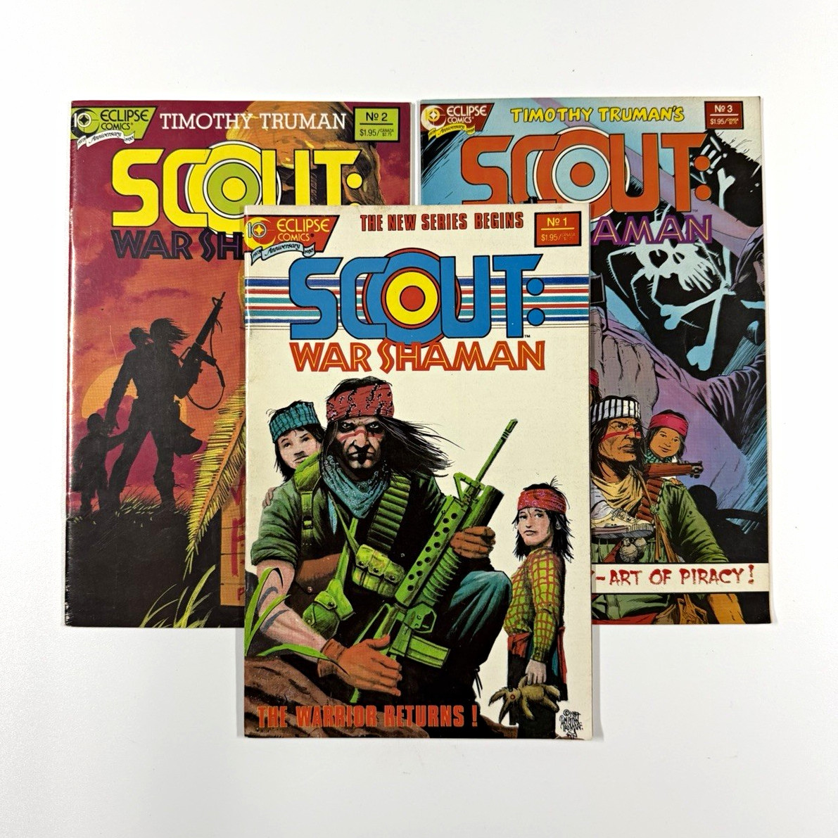 Scout: War Shaman #1-3 (1988) Eclipse Comics Timothy Truman Lot F/VF