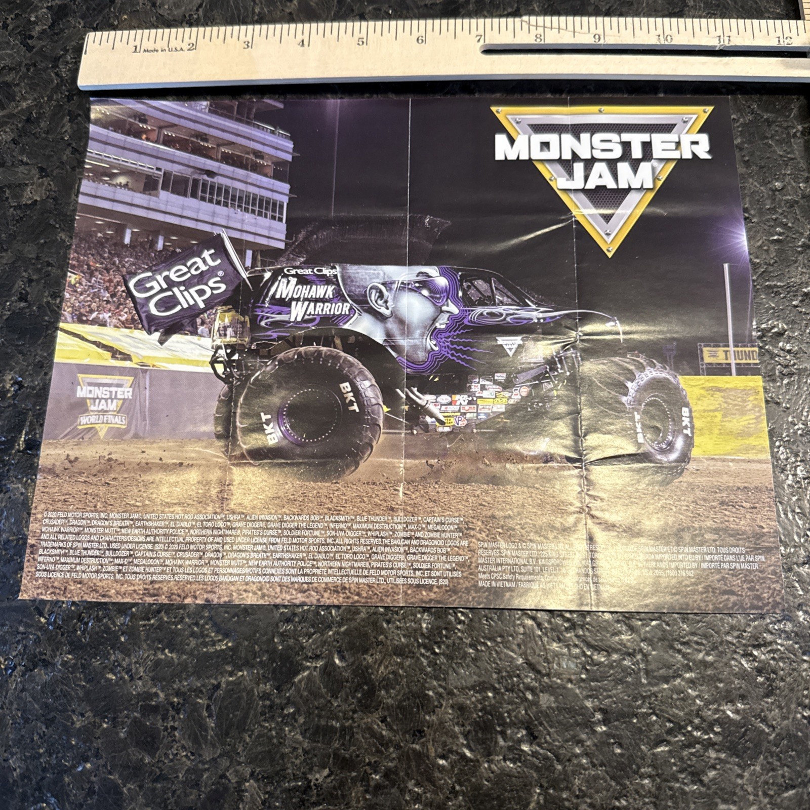 Mini Monster Truck Jam Poster Mohawk Warrior Great Clips BKT