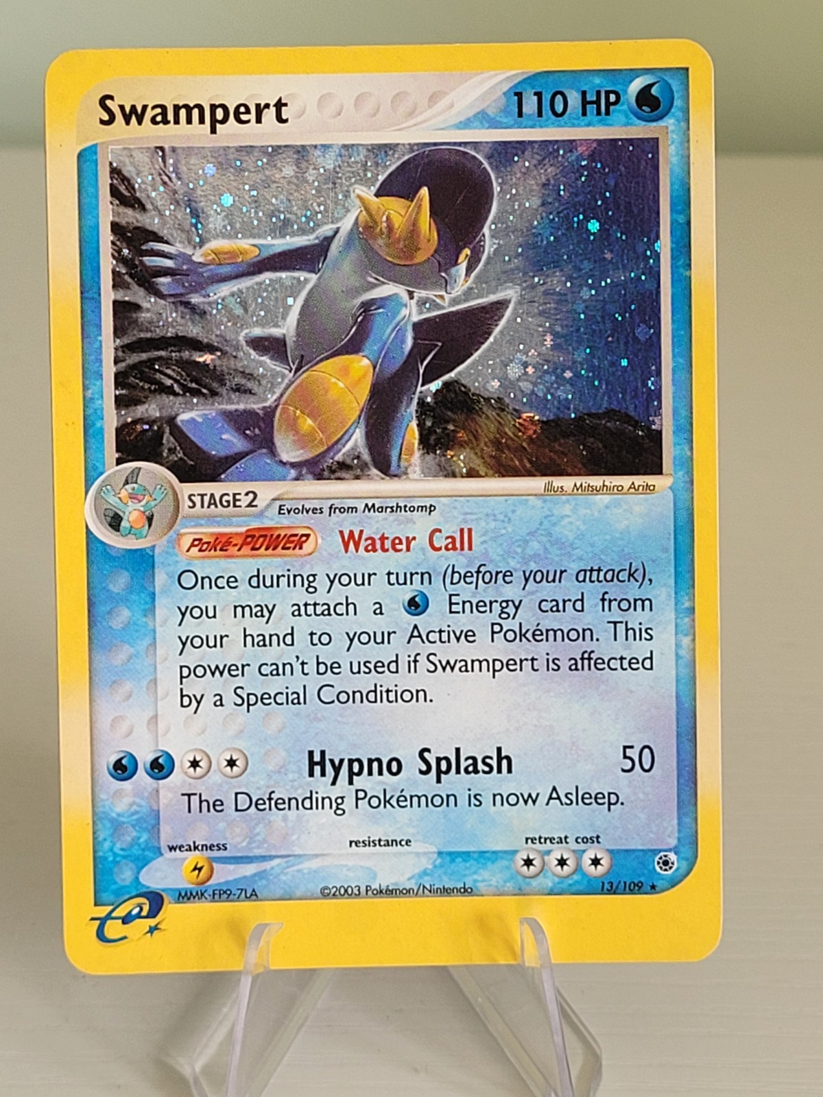 Pokémon TCG, Swampert Holo, EX Ruby & Sapphire, 13/109