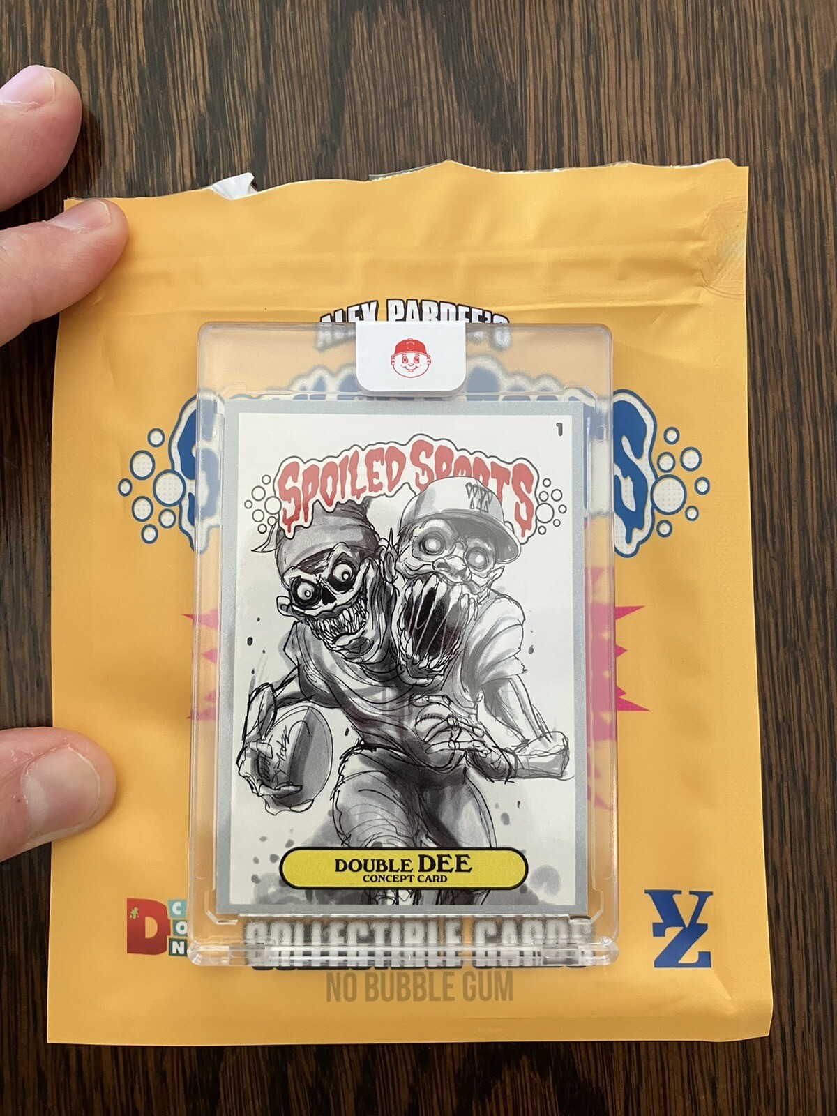 Alex Pardee Dcon  Spoiled Sports Double Dee Concept Art Ltd To 21 Trading Card