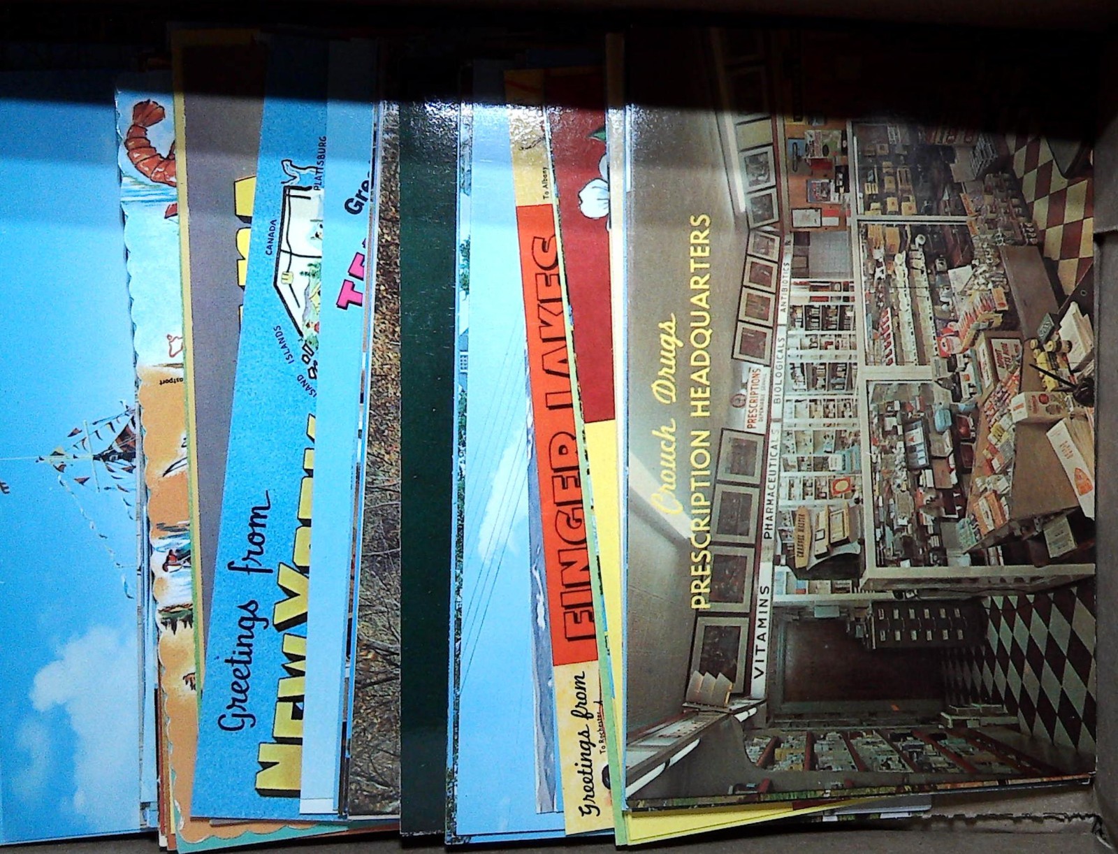 Vintage Postcard Lot of 1000 Standard Size Unposted USA 1950s to 1970s Near Mint