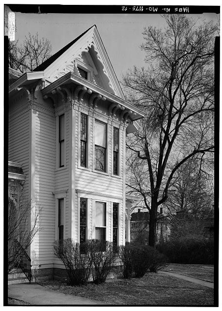 Independence Missouri Harry S Truman House 1900s Victorian Home West Elevation