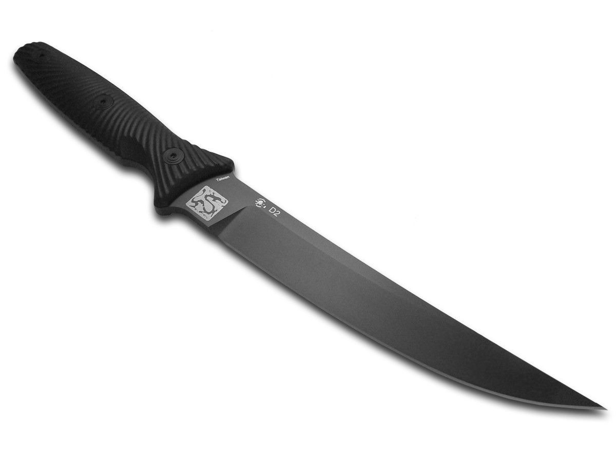 Spartan Blades Ronin Torii Fixed Blade SBBL4BKBK Black G10 D2 Steel Knife