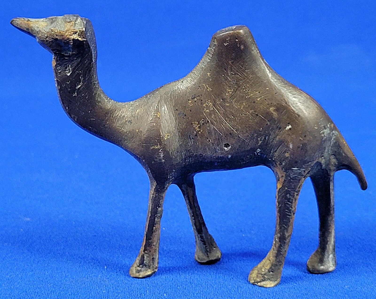 Vintage Brass Camel Figurine 3.25\