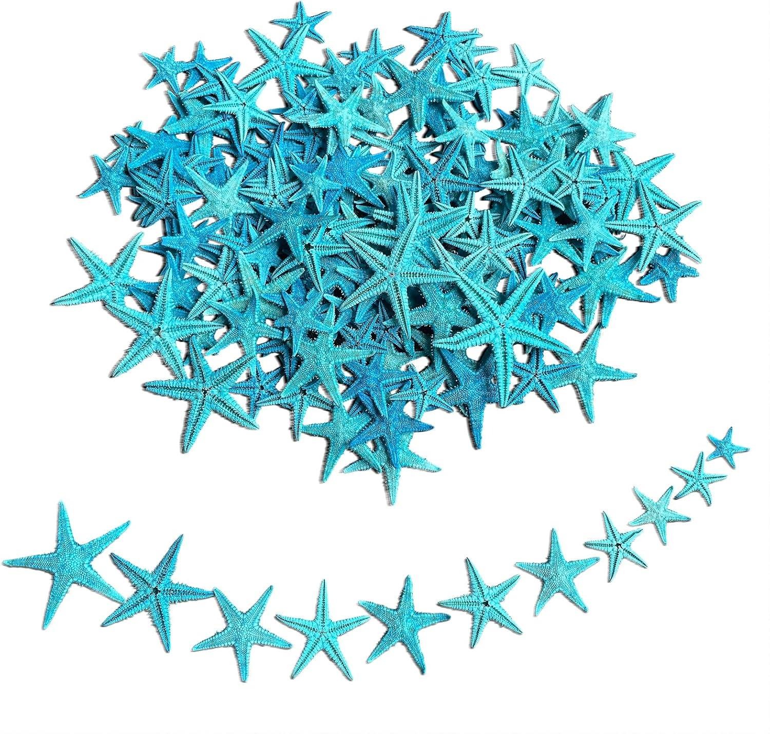90Pcs Small Starfish Star Sea Shell Beach Crafts Decor 0.4\