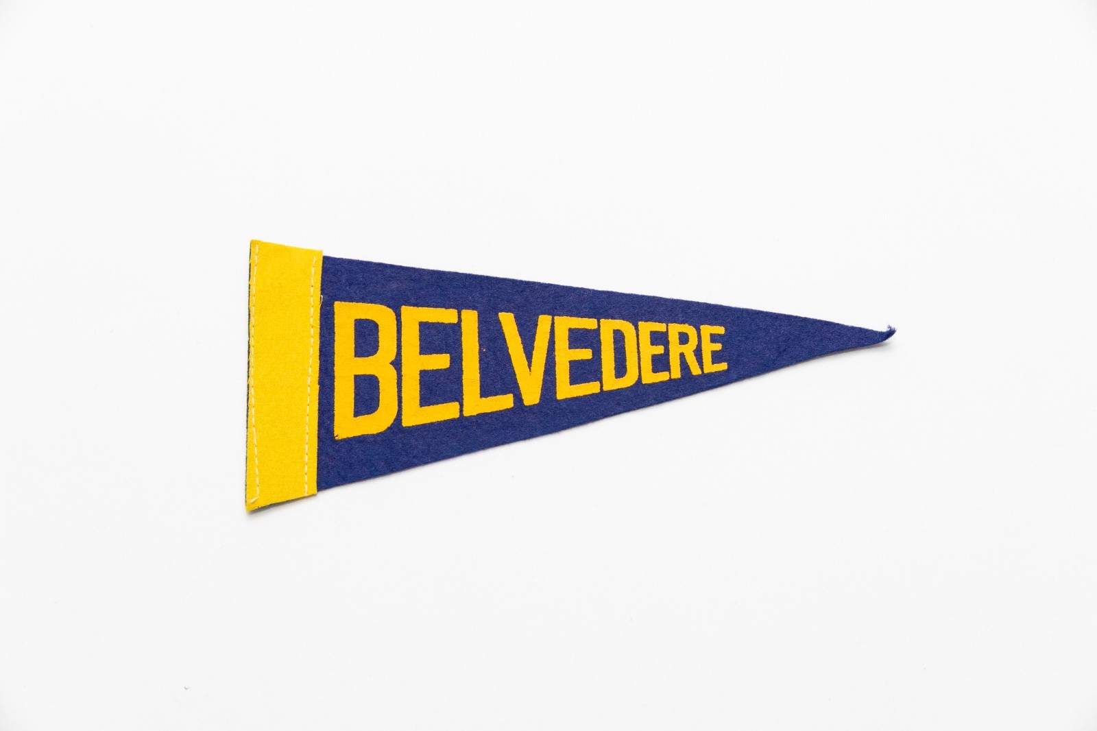 Vintage Belvedere Souvenir Mini Felt Pennant 8.5\