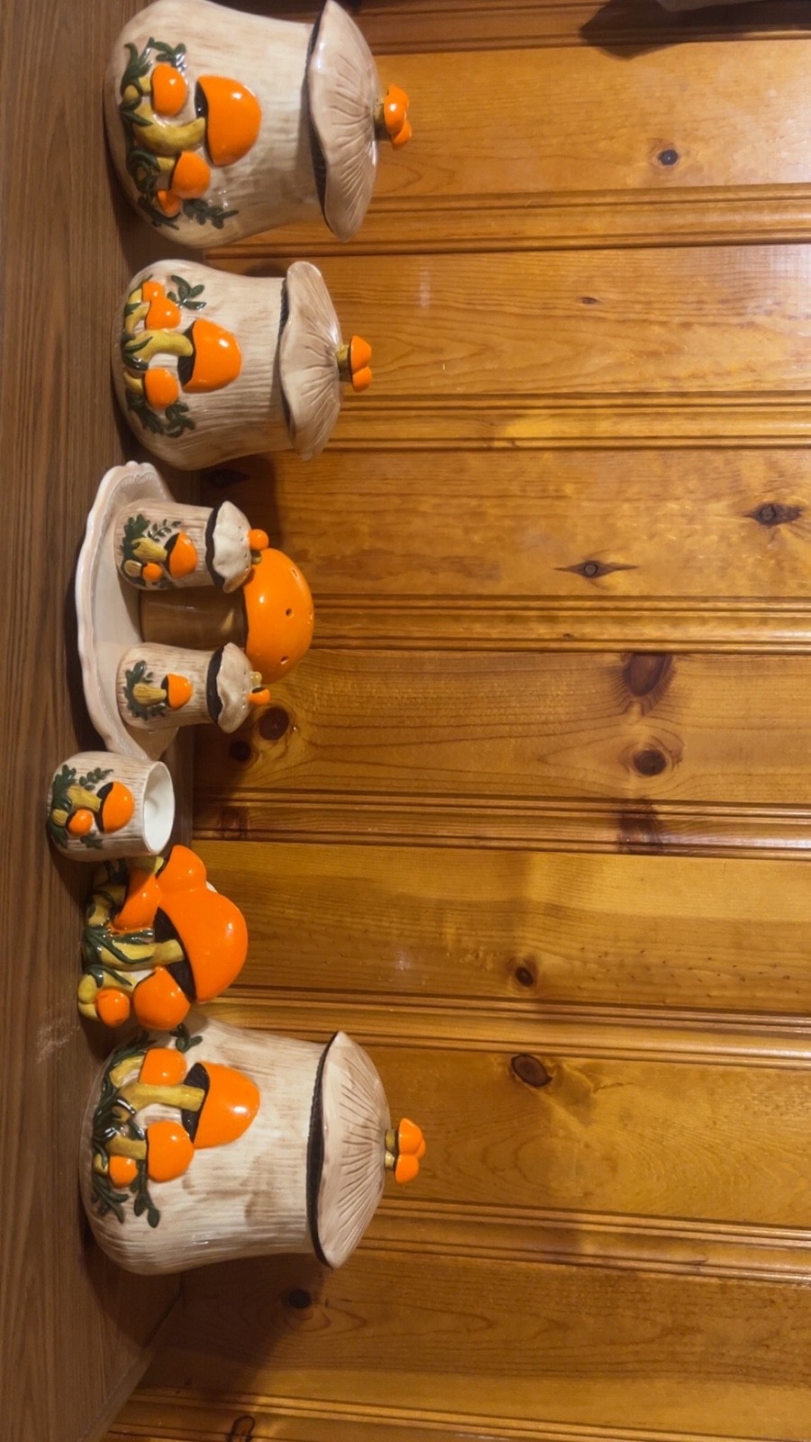 Vintage 1970s Merry Mushroom set (Arnels)