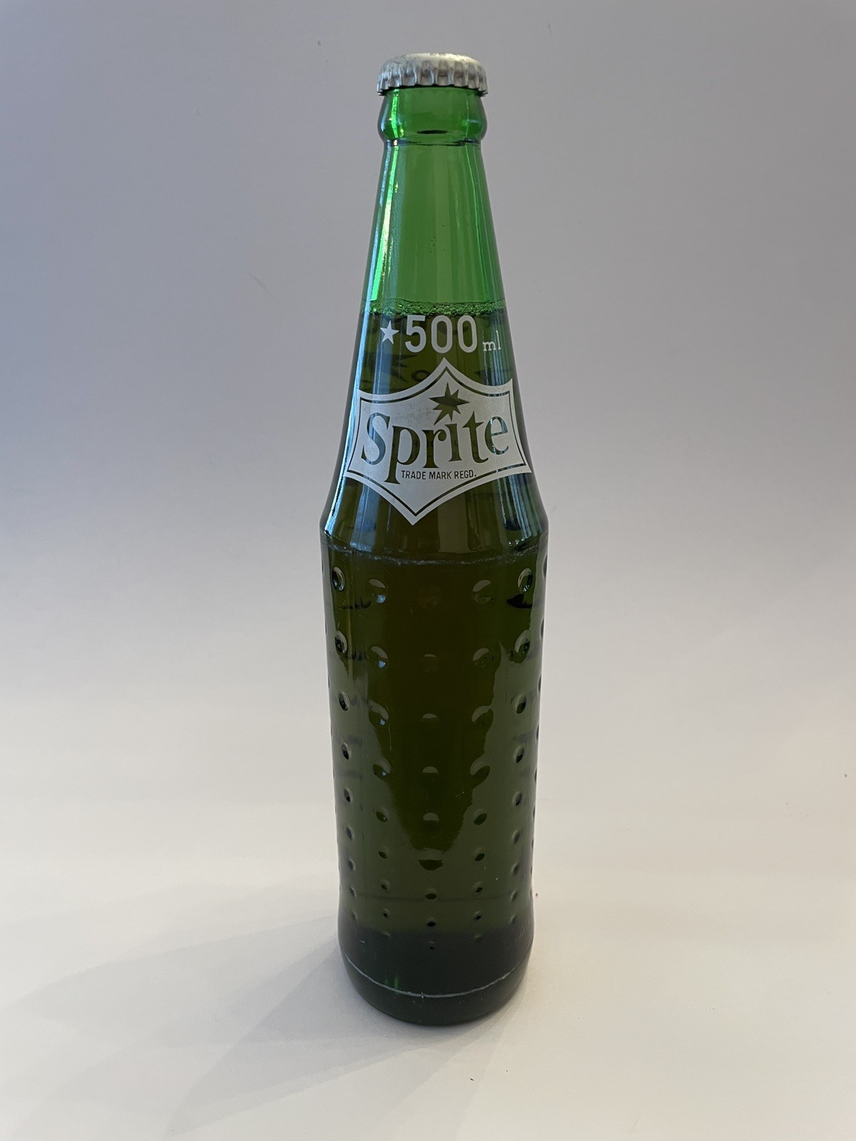 Rare Unopened Sprite Green Bottle Japan Vintage 500ml Japanese Letter 1970s