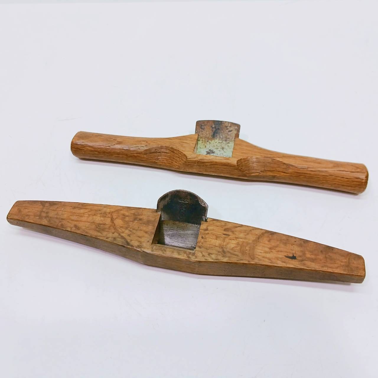 Japanese Nankin Kanna Spokeshave Plane Set of 2 Woodworking Tool Japan