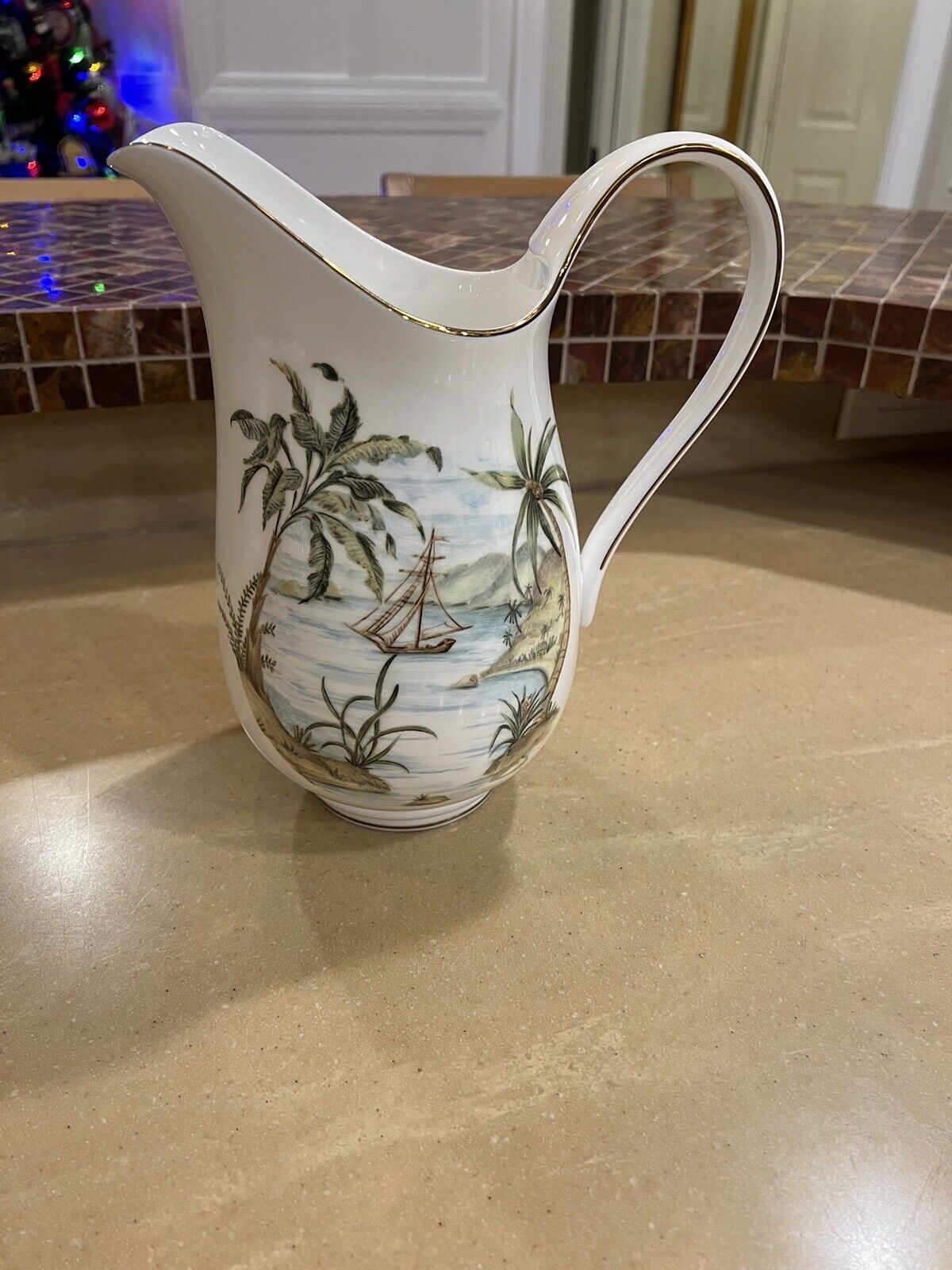 Lenox British Colonial Tradewind Collection LARGE Pitcher 