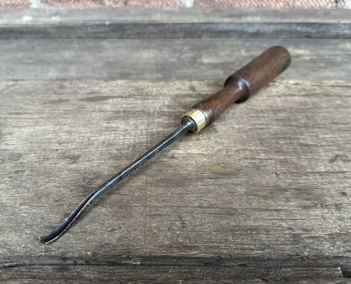 Vintage 1/4” S J Addis No 27 Spoon Gouge Carving Chisel Woodworking Old Tool