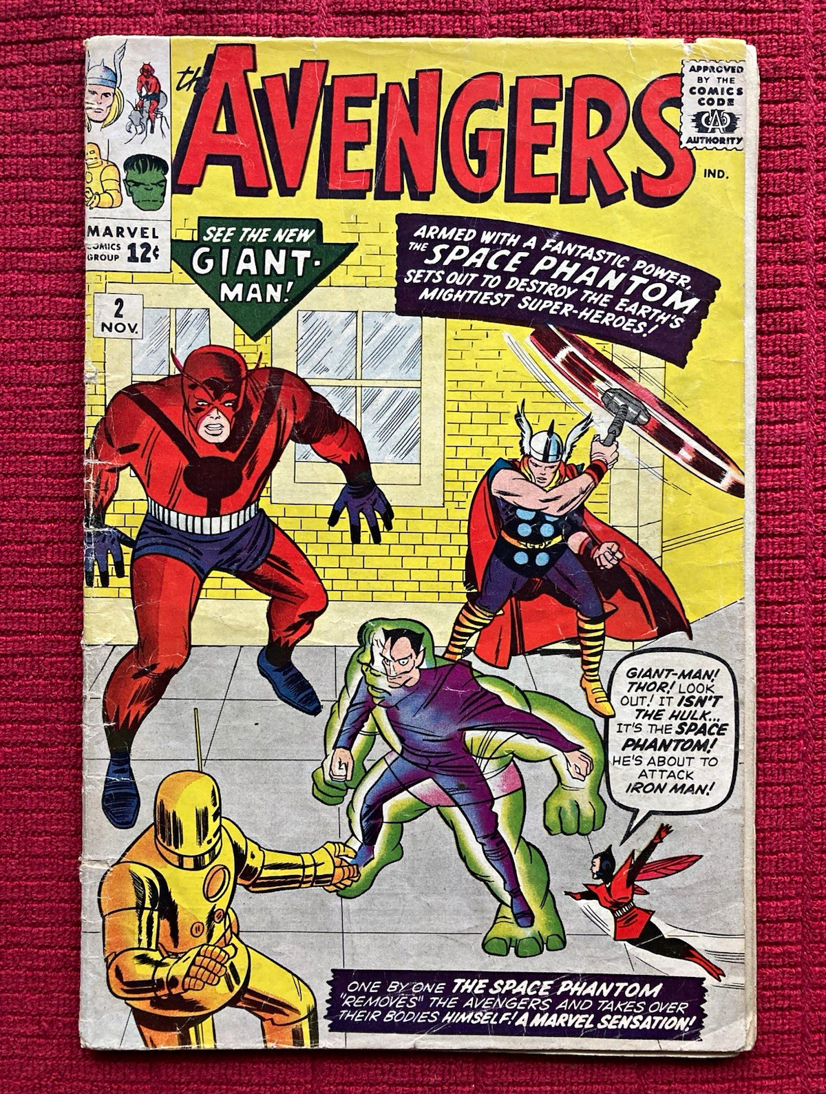 Marvel Comics The Avengers #2 Silver Age Single Issue “The Space Phantom” 1963 Marvel Comics The Avengers #2 Silver Age Single Issue “The Space Phantom” 1963