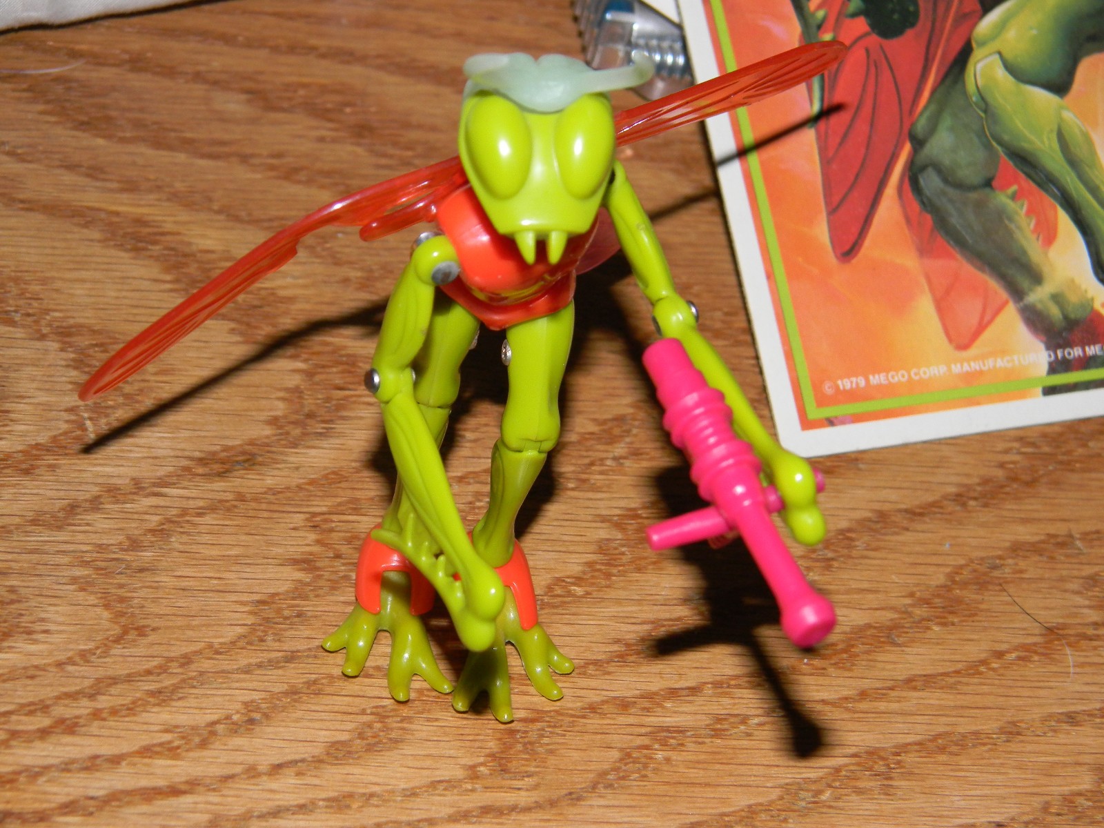 Vintage Micronauts Kronos Action Figure w/Card - Complete (read)