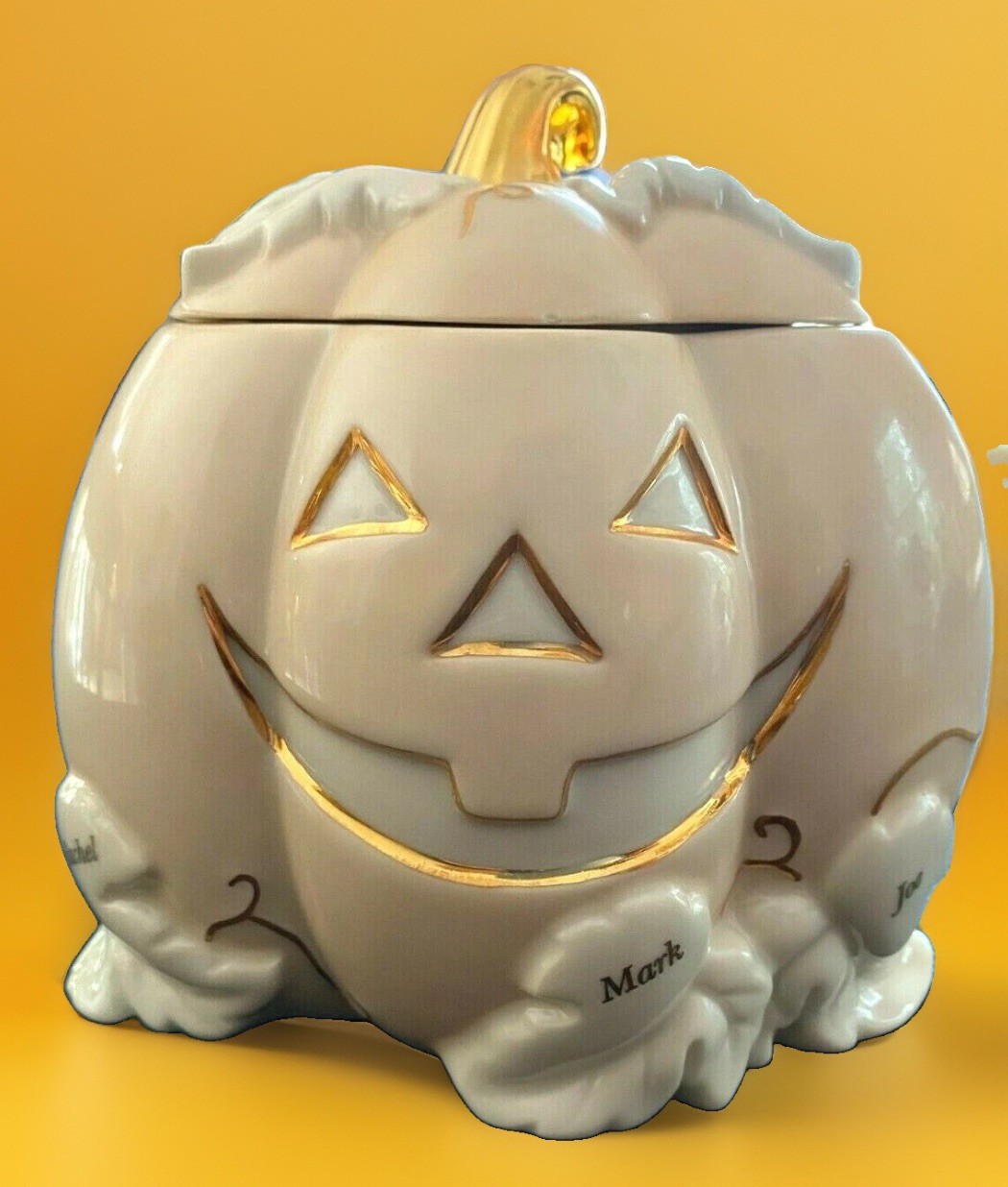 Lenox Halloween My Family Treat or Trick Jar Porcelain Mint (See description)