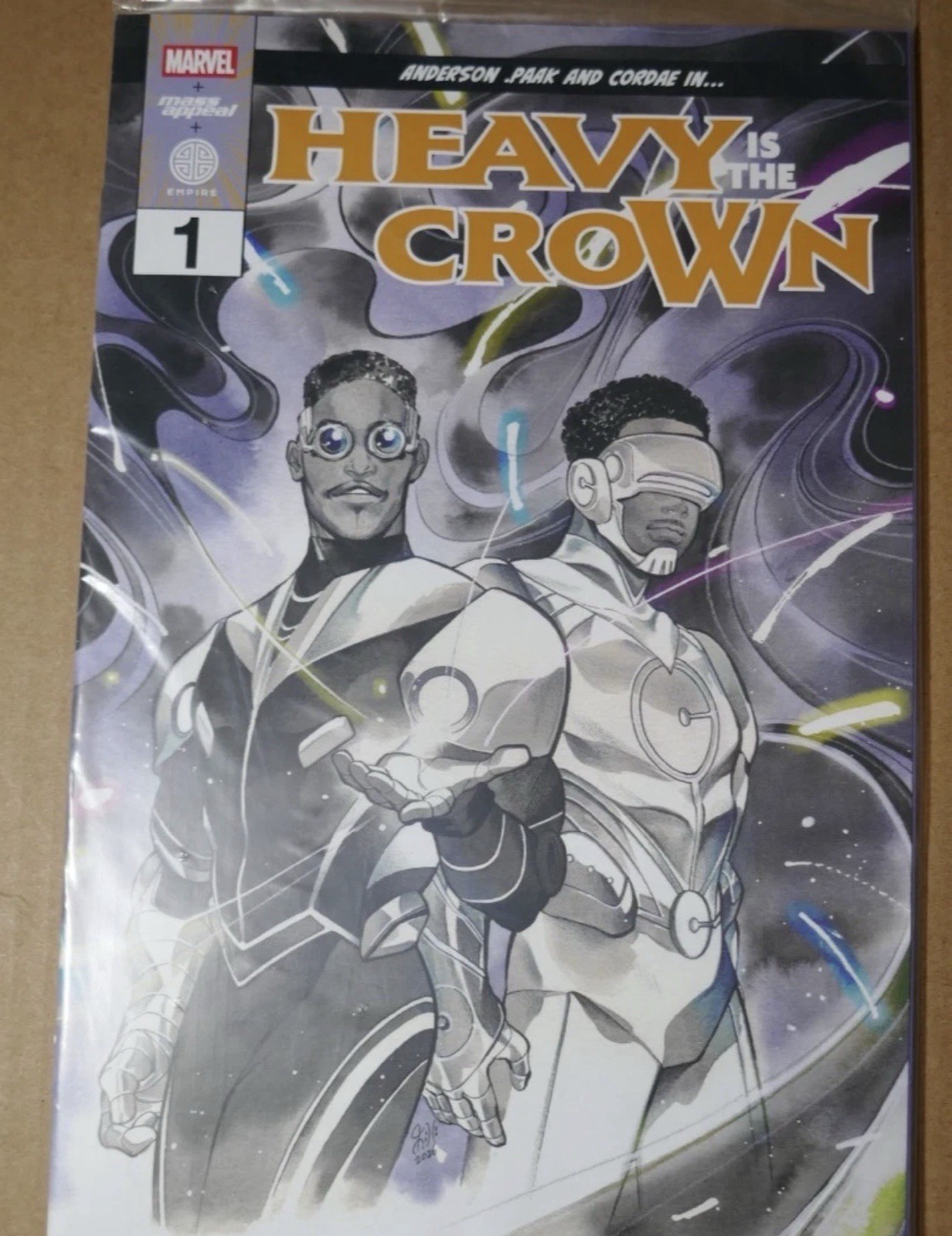 Peach Momoko Marvel Comics Heavy Is the Crown #1 NYCC Comic Anderson Paak,Cordae