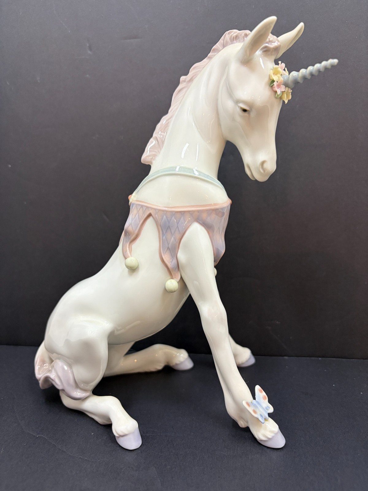 Lladro Playful Unicorn Figurine 5880 8 1/4 in
