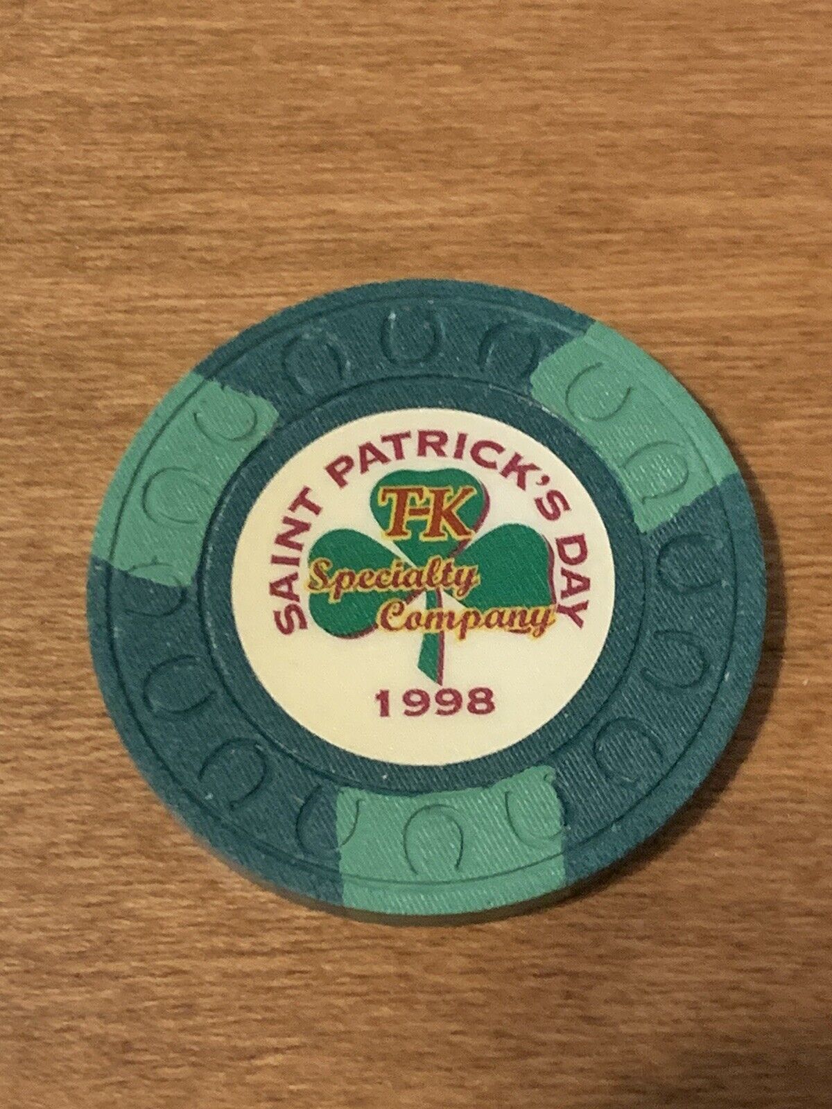 Vintage TK Specialty Company Sample Chip - Saint Patrick’s Day - XXX Rare 