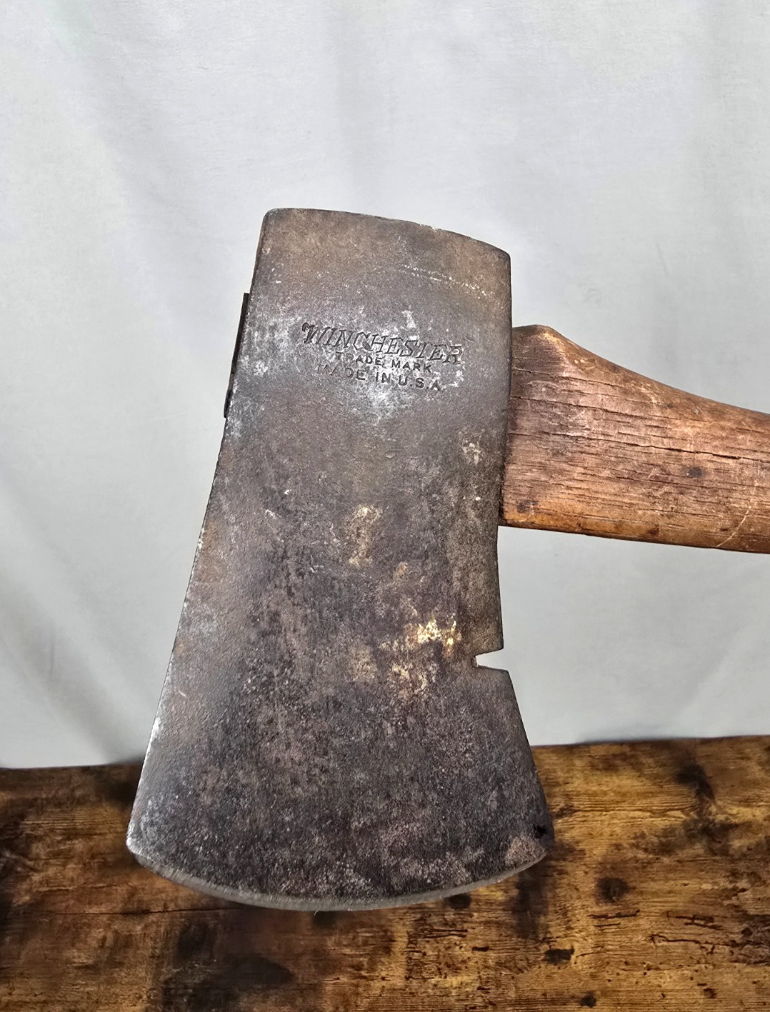 Vintage WINCHESTER TRADE MARK MADE IN U.S.A. Hatchet w/Original Handle