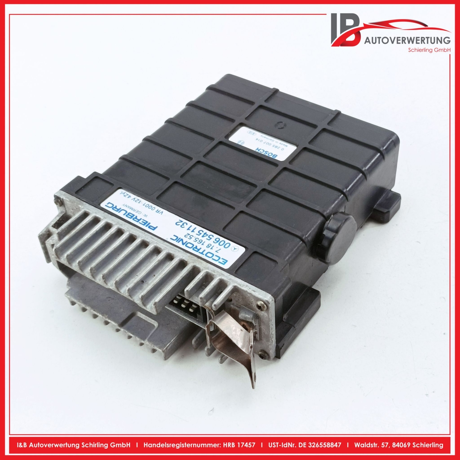 MERCEDES-BENZ W124 W201 ECU Engine 0065451132 PIERBURG 7.18 165.52