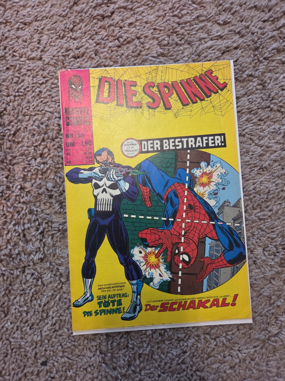 Die Spinne 130 Williams 1979 German ASM 129 1st Punisher Jackal Rare Vintage Die Spinne 130 Williams 1979 German ASM 129 1st Punisher Jackal Rare Vintage