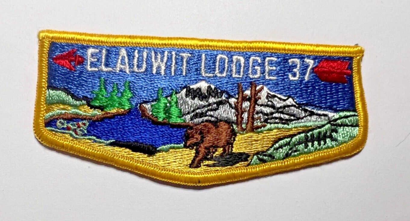Elauwit Lodge 37 Order of the Arrow Older Lodge Flap