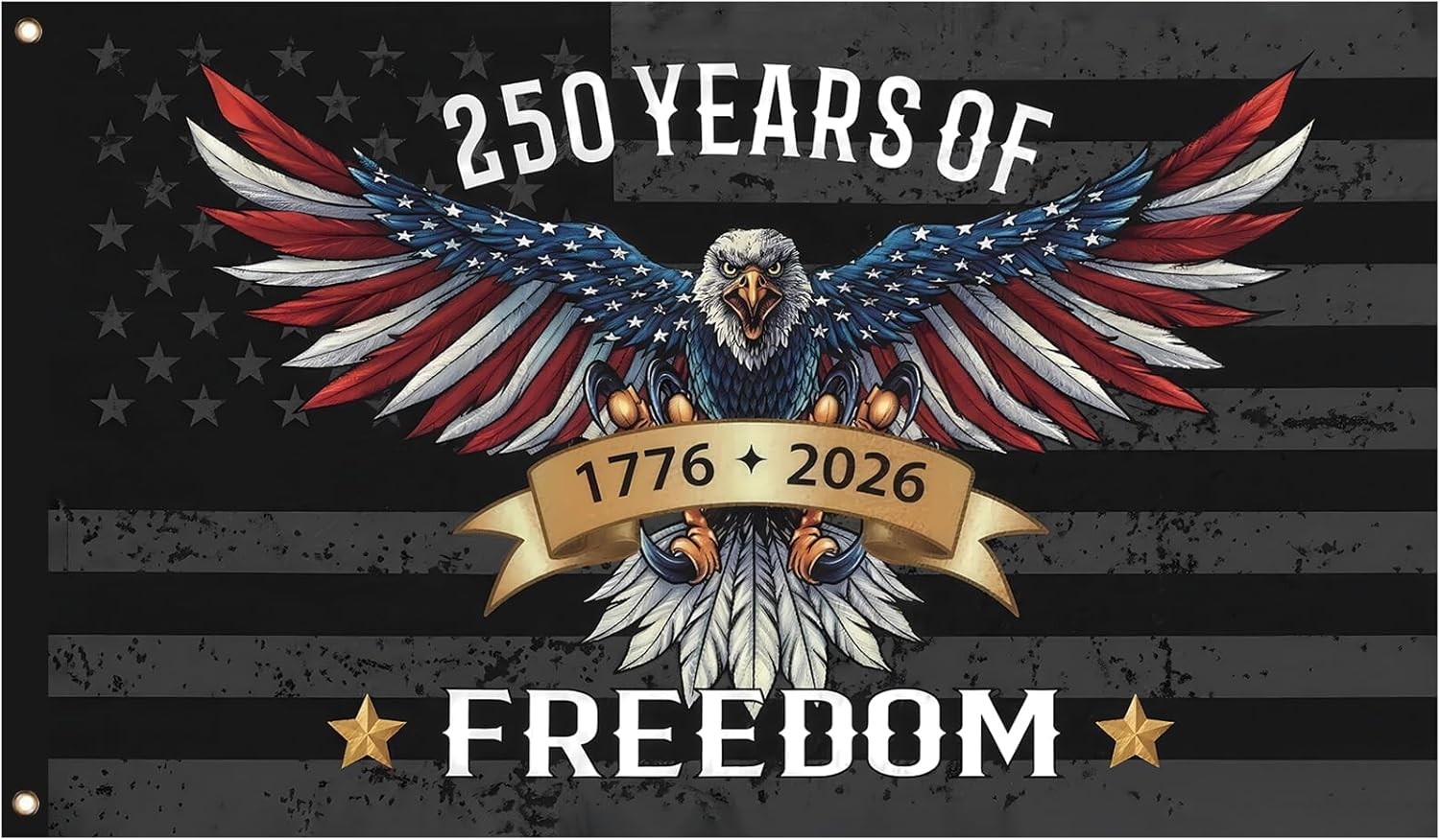 250th Anniversary American Flag 3x5 Ft Outdoor Edition 1776 - 2026 USA Flag 250th Anniversary American Flag 3x5 Ft Outdoor Edition 1776 - 2026 USA Flag