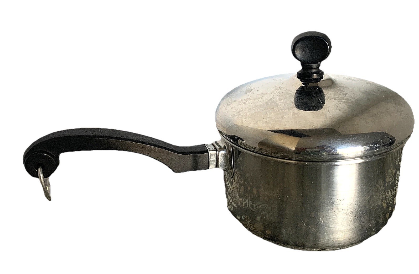 Vintage Farberware 1 Qt Saucepan with Lid Stainless Aluminum Clad USA