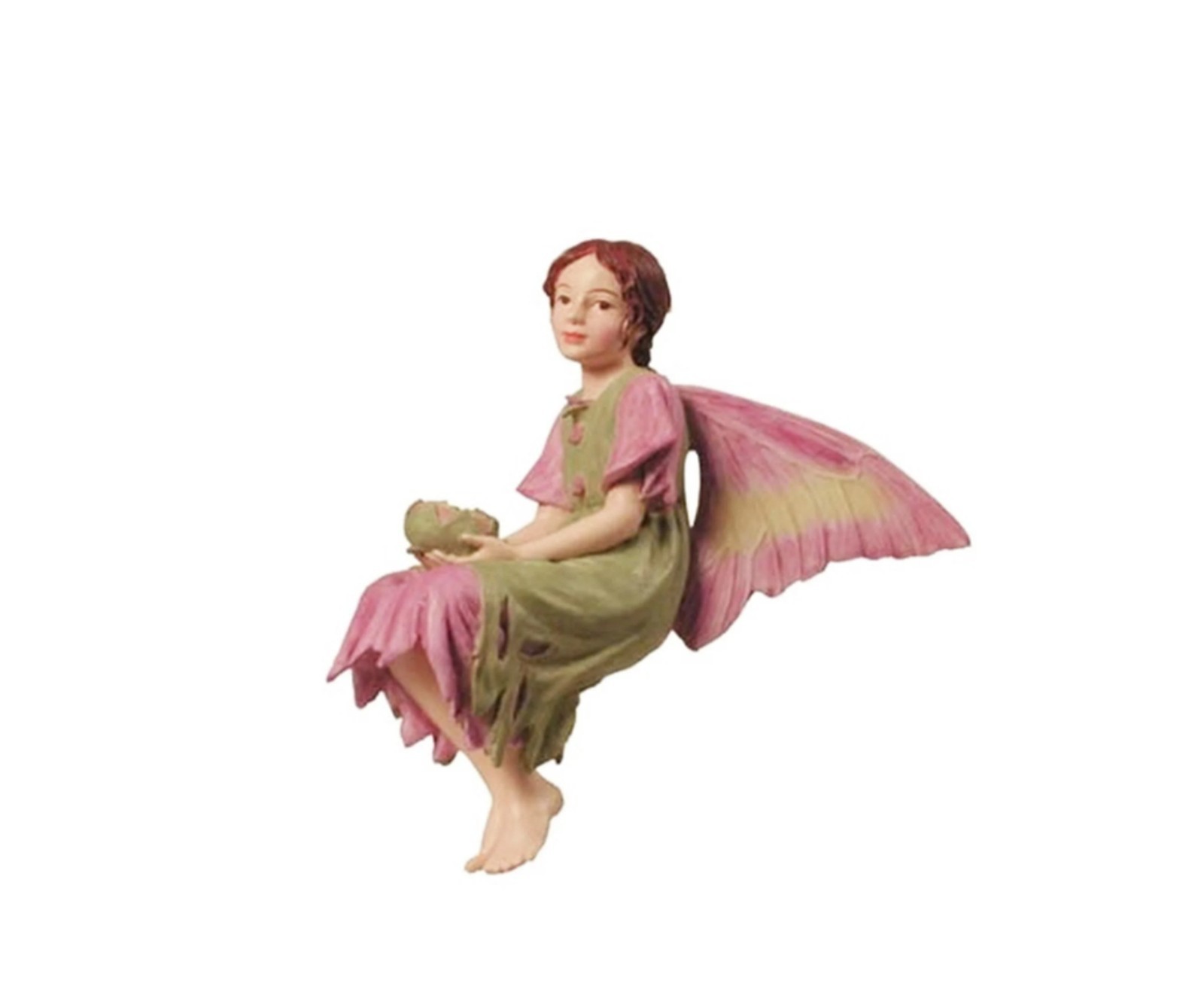 Cicely Mary Barker Retired MALLOW Flower FAIRY Figure Collectible Ornament