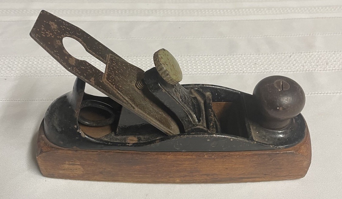 Antique Stanley No. 76 Liberty Bell 8” Wood Smooth Bottom Plane 1876 Centennial