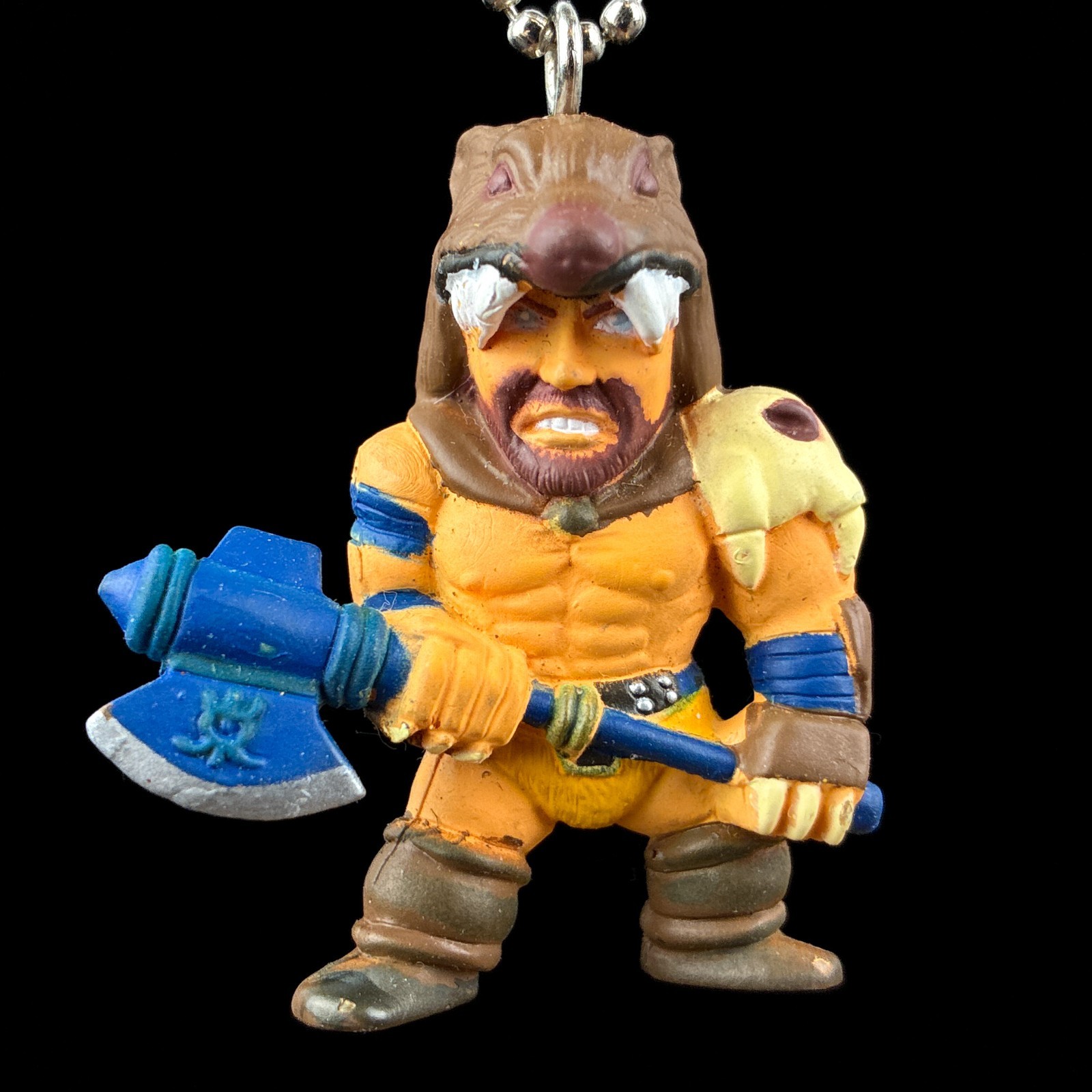 Vintage Namco Soul Edge SoulCalibur Rock Mascot Keychain Figure Japan Import
