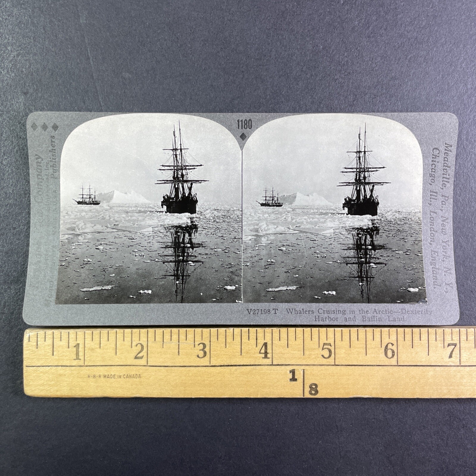 Arctic Whaling Stereoview Keystone View Co. 1909 Baffin Land Nova Zembla Arctic Whaling Stereoview Keystone View Co. 1909 Baffin Land Nova Zembla