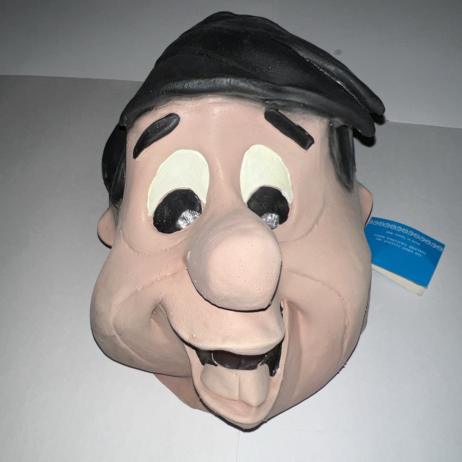 Vintage Fred Flintstone Rubber Mask Halloween Cosplay From 1986 NEW