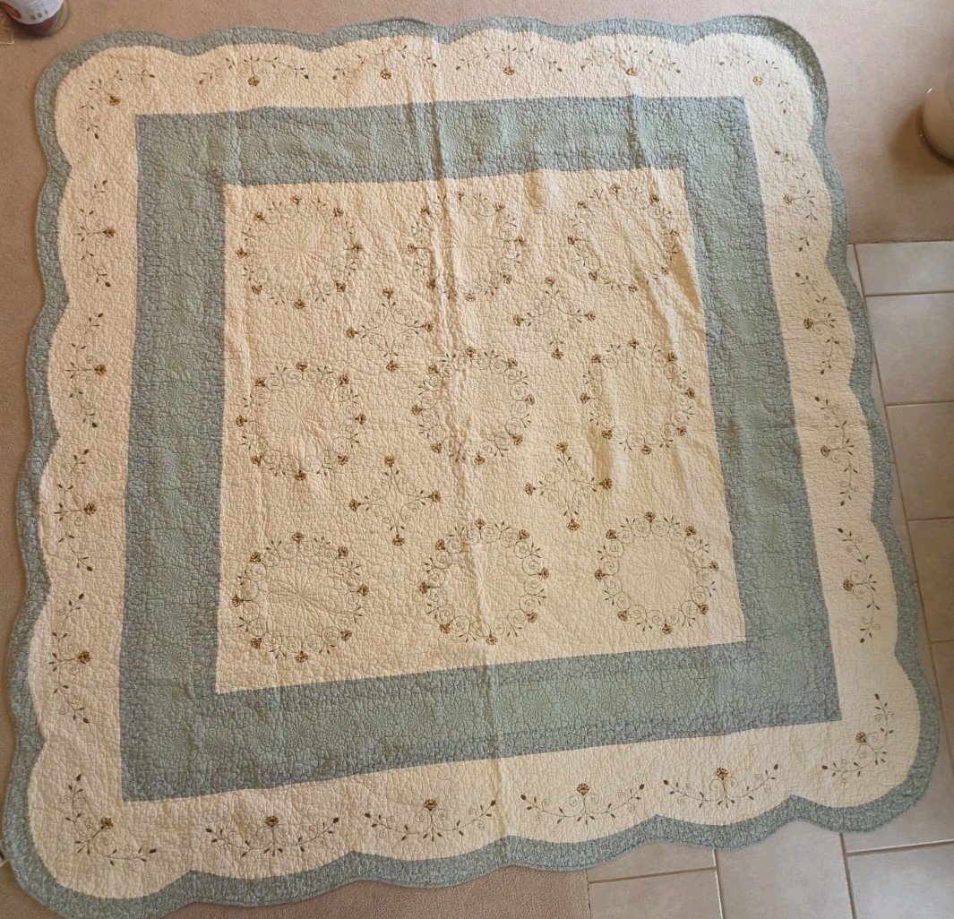 Vintage Machine Quilt 84 Vintage Machine Quilt 84