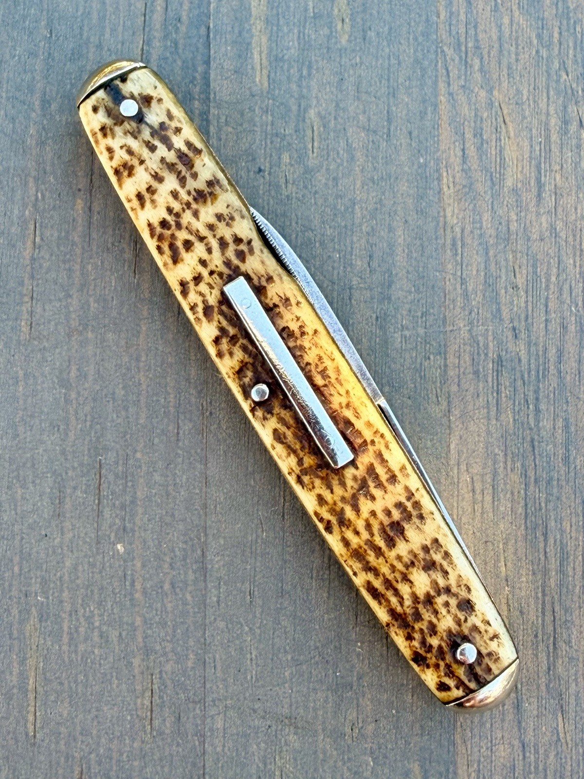Antique H. Boker & Co. Pick Bone Pen Knife Nail File Germany c1891–1910