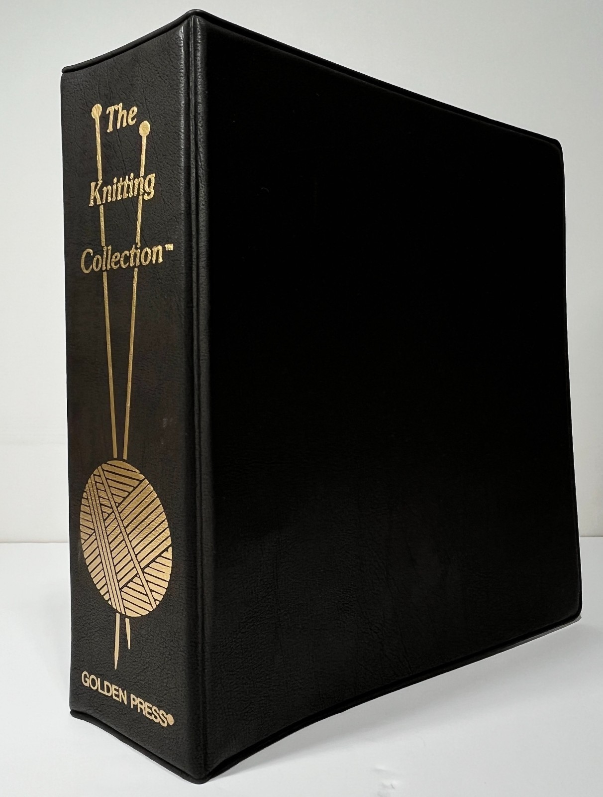 The Knitting Collection Binder Book w/ Vintage Patterns 1982 Golden Press Hamlyn