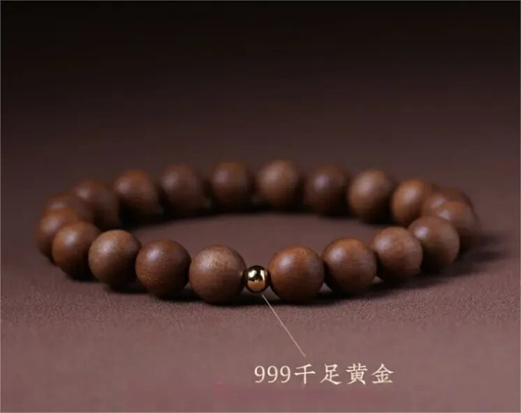 8mm Genuine Indian Sandalwood Bracelet Malas Meditation Sandalwood Prayer Beads
