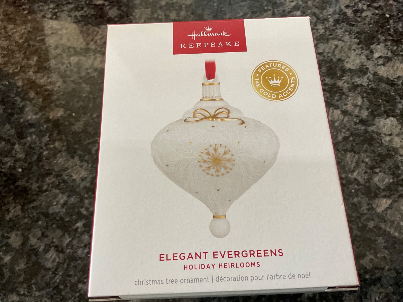 2025 Hallmark Elegant Evergreens 1st in Holiday Heirlooms Keepsake Ornament NEW