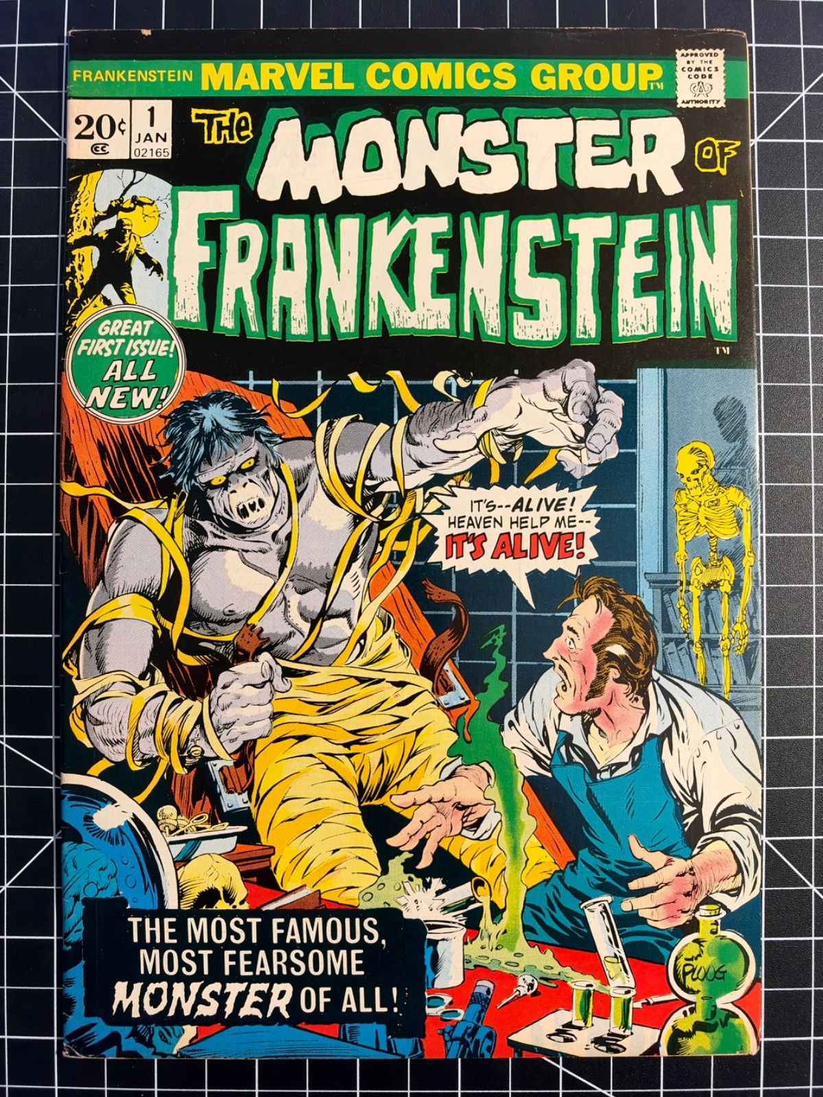 The Monster of Frankenstein #1 - Marvel Comics - Key