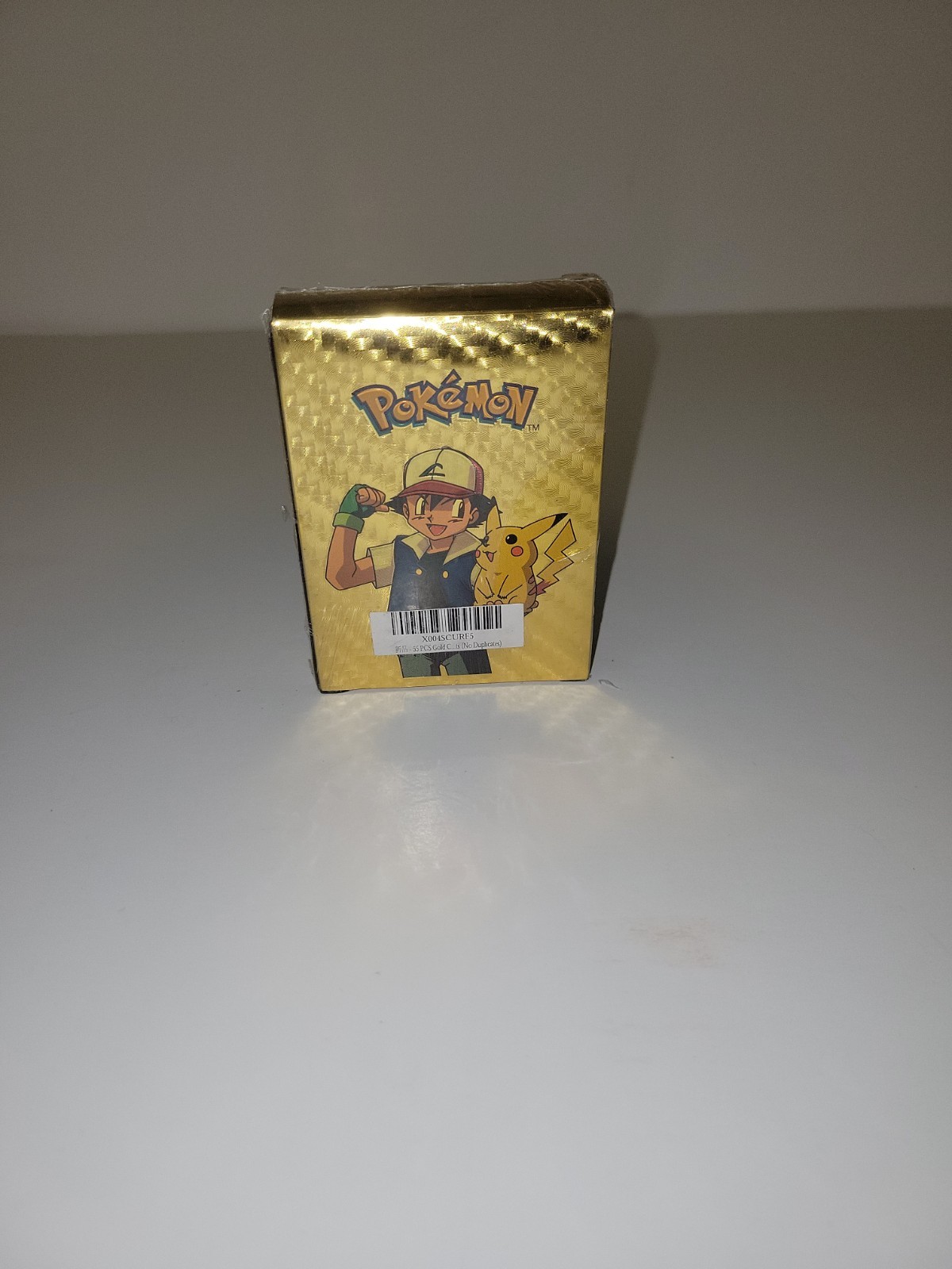 Pok’emon 55 PCs Gold Card Pack Sealed Never Opened