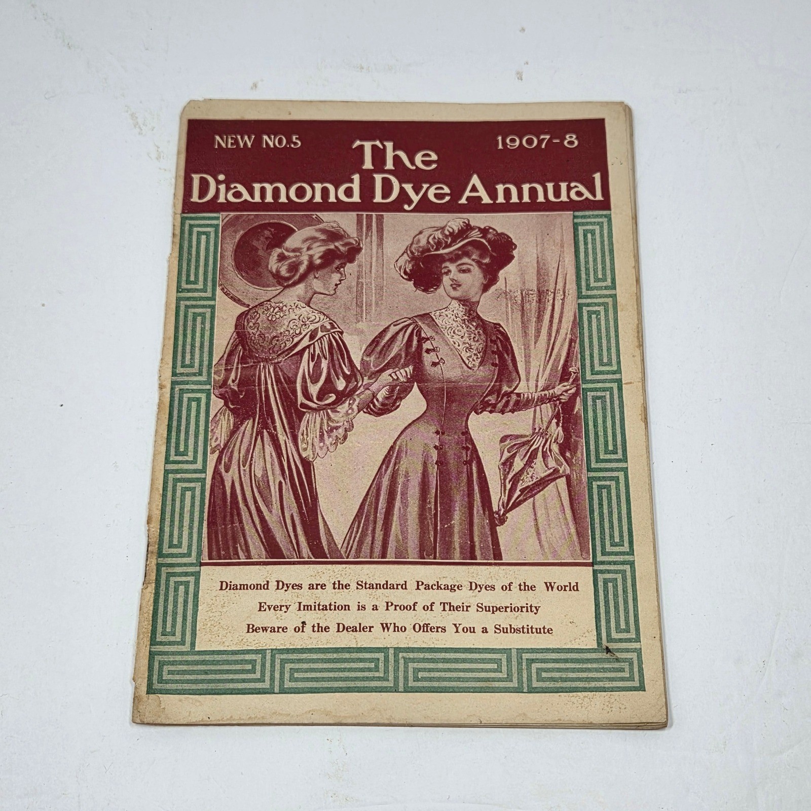 Antique 1907-1908 Diamond Dye Annual New No 5 Advertising Booklet Ephemera