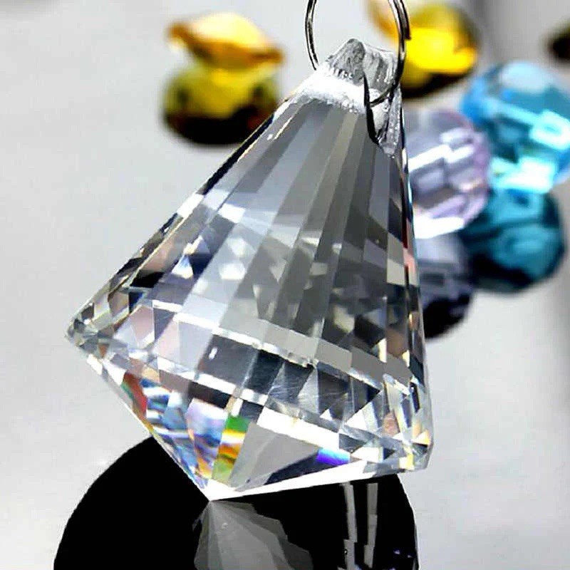 A+++ 50mm Clear Tiffany Rondell Crystal