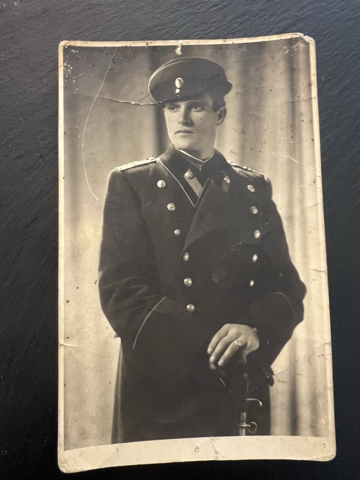 Antique WWI Era Bulgarian Soldier Uniform Portrait Stara Zagora 