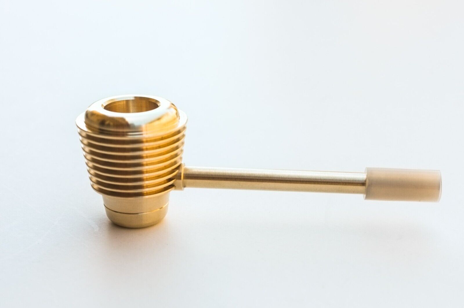 Brass Beehive Pipe Solid Brass Screenless Removable Tar Trap Precise CNC Machine