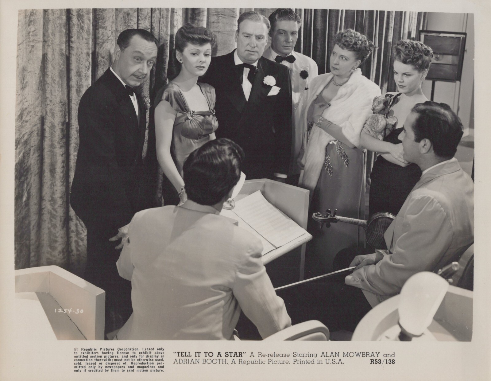 Hollywood Robert Livingston + Franklin Pangborn + Ruth Terry Original Photo 865