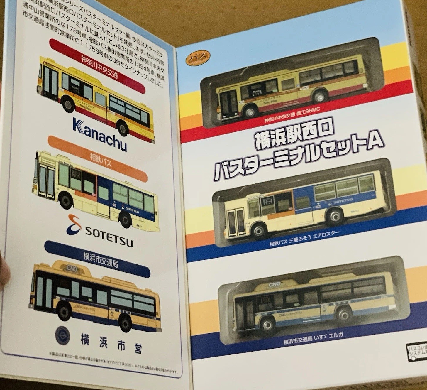 Tomica Tomytec Bus Collection Yokohama Station West Terminal Set A 3 Bus Set.