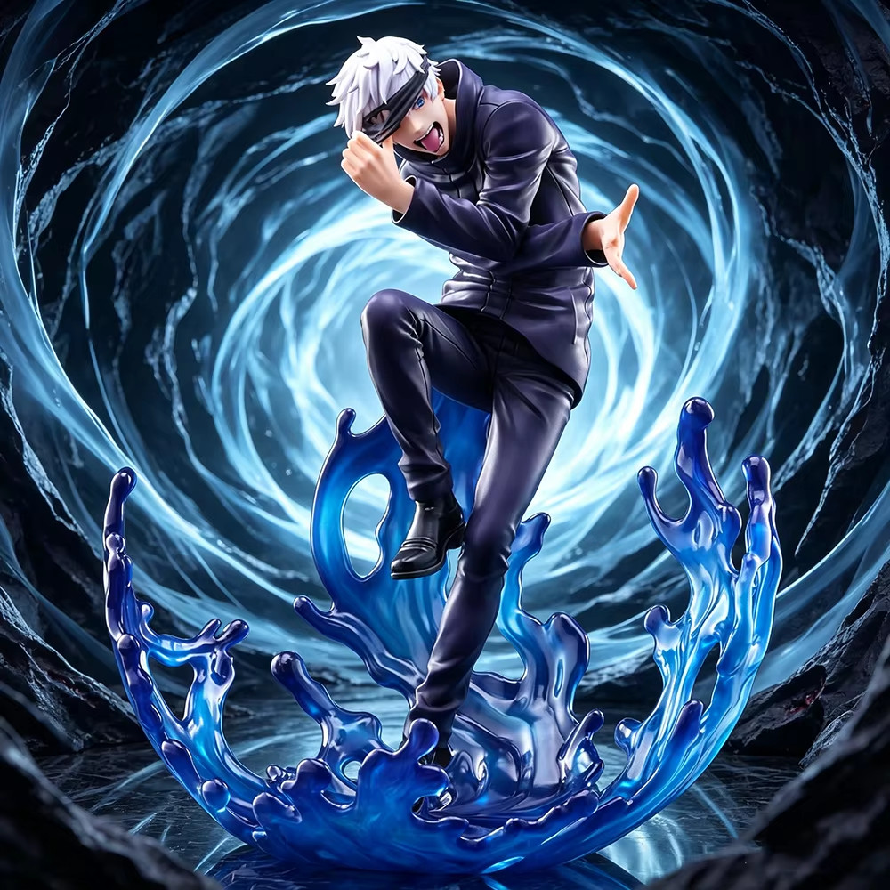 25cm Jujutsu Kaisen Gojo Satoru Figure Anime PVC Statue Collectible Model